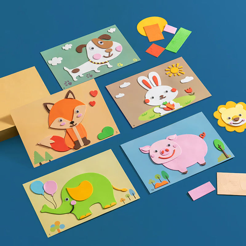 3D Foam Sticker Puzzle Game DIY Animal Children's Education Toys