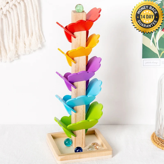 🌈 Wooden Musical Ball Tree – Inspired by the New Montessori Approach